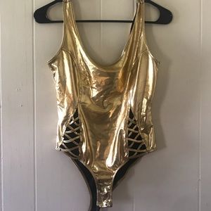 Gold Leotard